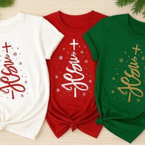 🎄✨ Jesus Christmas Tree Tee — Faith Holiday Shirt Temp Price Drop
